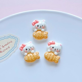 [ĐỘC QUYỀN] Set Charm Gắn Dép Hello Kitty Hồng Pastel Kawaii Cá Taiyaki Vợt Tennis Bánh Ngọt gắn Dép Crocs Nữ Cute Xinh