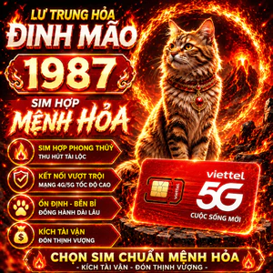 Sim Số Đẹp Hợp Tuổi 1987 Đinh Mão Mệnh Lư Trung Hỏa Phù Hợp Công Việc [ĐKCC]