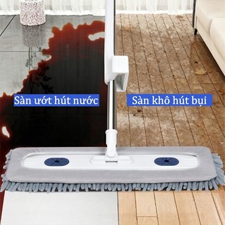 Cây lau 360° tự vắt | Sợi microfiber cao cấp | Hút nước nhanh, khô nhanh, tiết kiệm sức