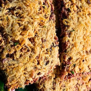 Combo 3 gói 600g cơm cháy gạo lứt siêu ruốc - cơm cháy siêu chà bông - đại long foods