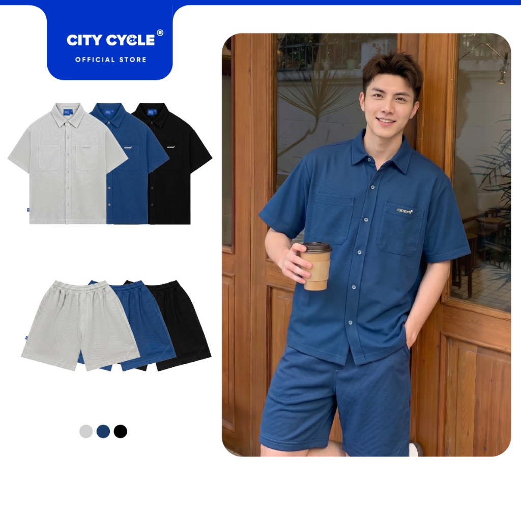 Combo set bộ cotton Relaxed nam nữ mùa hè Local Brand Chính Hãng City Cycle Combo bộ đồ Relaxed