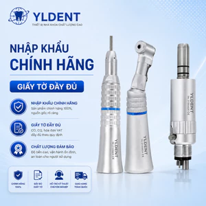 Bộ tay khoan chậm 3 chi tiết YLDENT - Đầu khuỷa tay chậm YLDENT - Đầu cong YLDENT - Củ chậm YLDENT