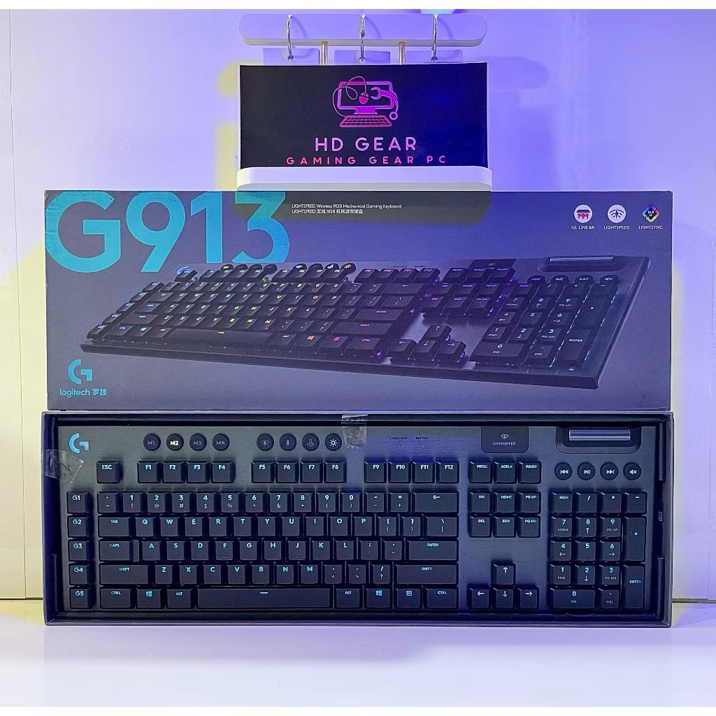 Bàn phím cơ Gaming không dây Logitech G915 và G915 X Lightspeed Wireless TKL và Fullsize - chính hãng qua sử dụng | BigBuy360 - bigbuy360.vn