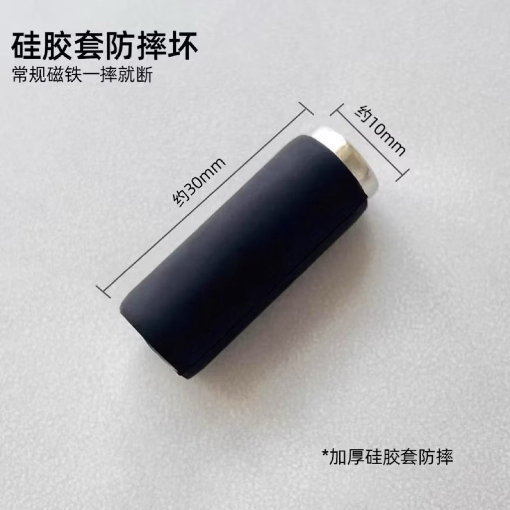 Nam châm trụ bọc vỏ cao su đen hút mắt mèo siêu mạnh và tiện dụng .