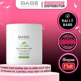 Toner Pad Kiểm Soát Dầu Nhờn Và Tẩy Da Chết Nhẹ Nhàng BABE Stop AKN Oil Control