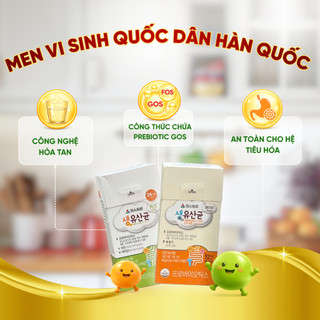 Men Vi Sinh Sysy Baby Pro Hàn Quốc Bổ Xung Lợi Khuẩn Cho Bé, Hỗ Trợ Tiêu Hóa, Hấp Thu Dinh Dưỡng, Giảm Táo Bón