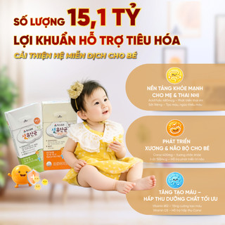 Men Vi Sinh Sysy Baby Pro Hàn Quốc Bổ Xung Lợi Khuẩn Cho Bé, Hỗ Trợ Tiêu Hóa, Hấp Thu Dinh Dưỡng, Giảm Táo Bón