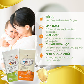 Men Vi Sinh Sysy Baby Pro Hàn Quốc Bổ Xung Lợi Khuẩn Cho Bé, Hỗ Trợ Tiêu Hóa, Hấp Thu Dinh Dưỡng, Giảm Táo Bón