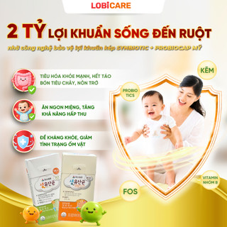 Men Vi Sinh Sysy Baby Pro Hàn Quốc Bổ Xung Lợi Khuẩn Cho Bé, Hỗ Trợ Tiêu Hóa, Hấp Thu Dinh Dưỡng, Giảm Táo Bón
