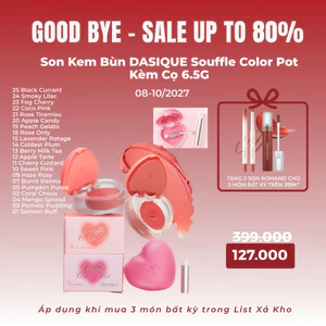 Son Kem Bùn DASIQUE Souffle Color Pot 6.5g