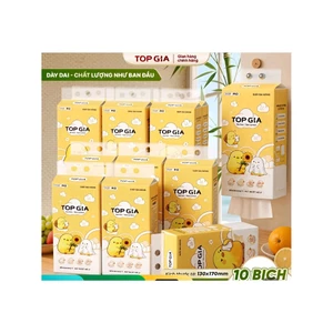 Thùng 10bịch giấy rút treo TOPGIA PIO tặng móc treo