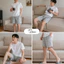 Quần đùi cotton in VINAFA họa tiết , quần đùi nam mặc nhà thấm hút tốt cho nam QD19