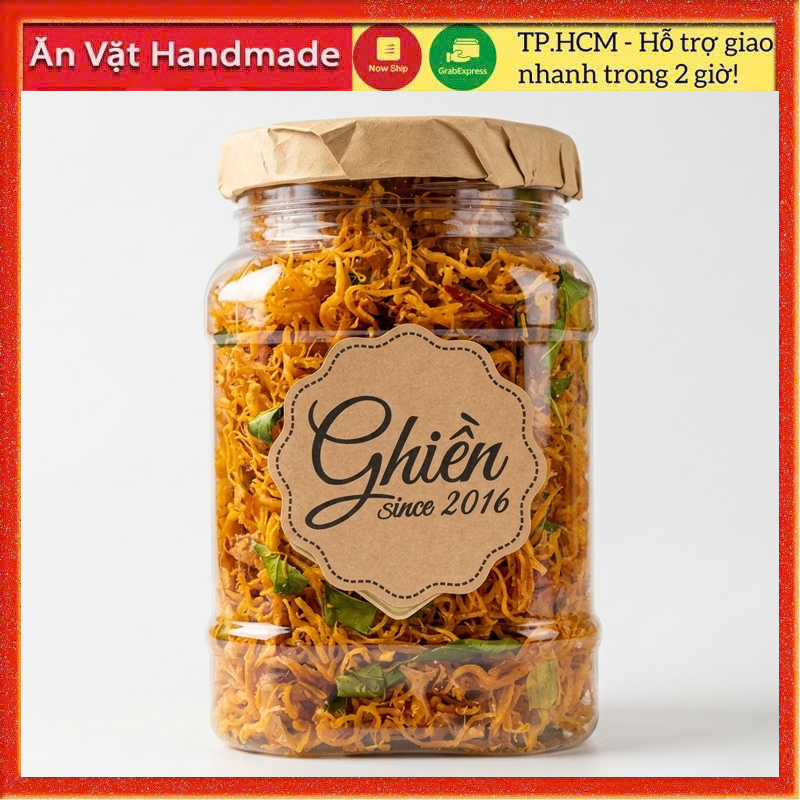 (Đồ ăn vặt)0,5kg Khô gà lá chanh,bơ tỏi  Sài Gòn