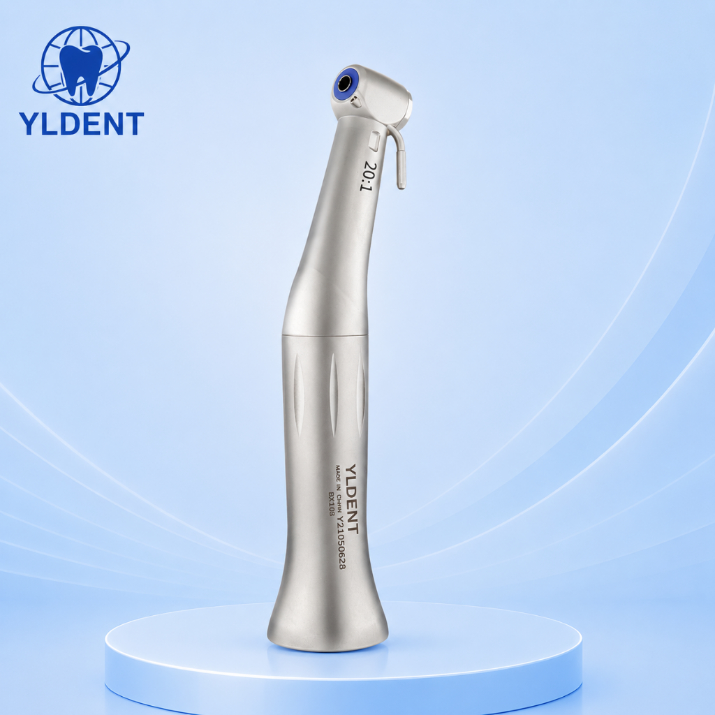 Đầu cong YLDENT cắm implant 20:1 có đèn, không đèn - Tay khoan cắm implant YLDENT - (Xuất VAT)