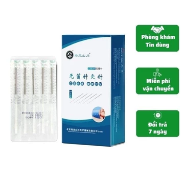 Kim châm cứu Lạc Á dạng vỉ - hộp 100 kim - siêu rẻ - Đủ kích thước
