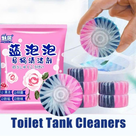 Combo 5 Viên Thả Bồn Cầu Hương Hoa Hồng, Tẩy Sạch Cặn Bẩn Làm Sạch Thơm Mát Bồn Cầu