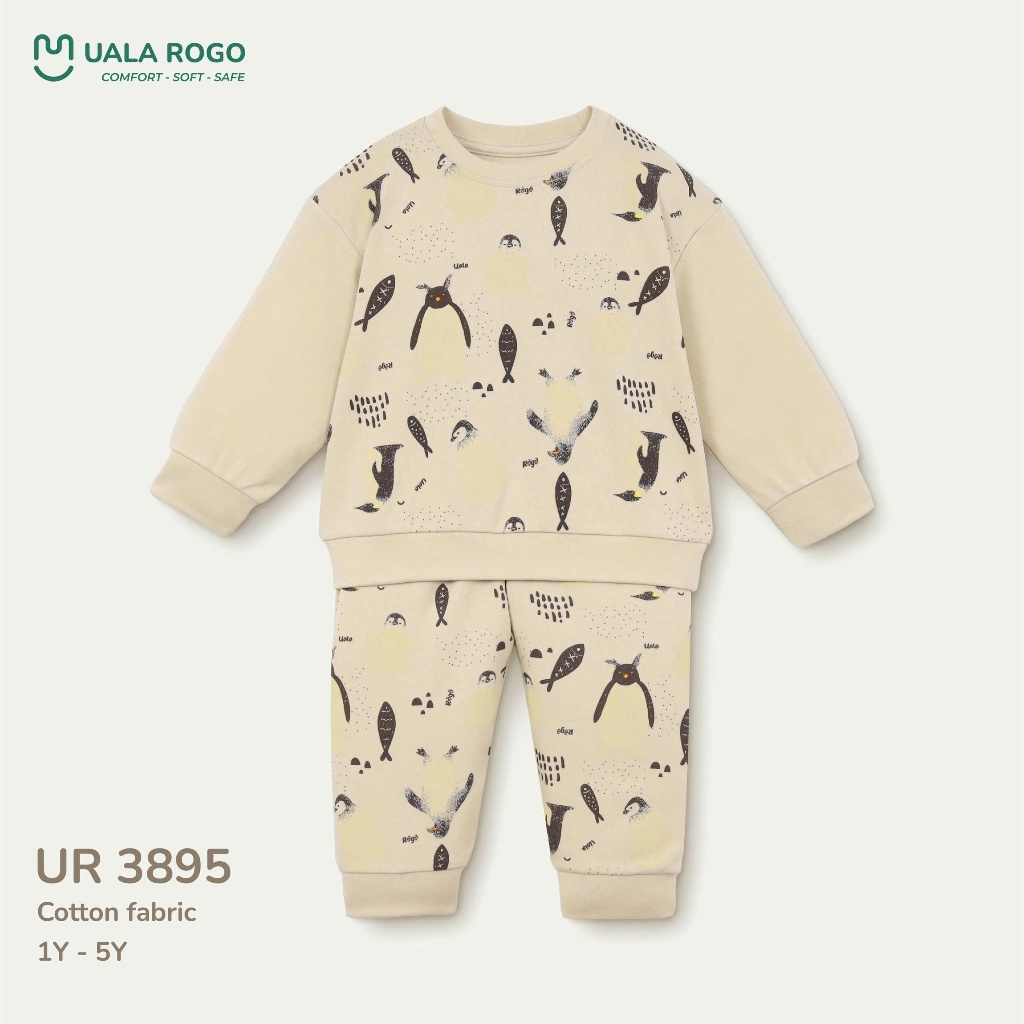 (9-27kg, 1-5Y) Bộ Dài Tay Cotton Uala UR3812 UR3877 UR3876 UR3894 UR3895 UR255 UR246