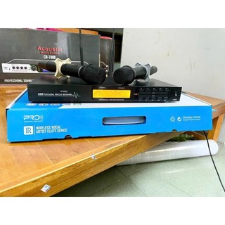 Micro Không Dây AT-2023 Karaoke Gia Đình, Quán Hát, Loại Bỏ Tạp Âm, Chống Hú, Hát Nhẹ, Rít Hoạt Động Bền Bỉ