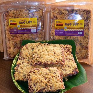 Combo 10 gói Cơm Cháy Gạo Lứt Siêu Chà Bông, Cơm Cháy Gạo Nếp Chà Bông, Túi 250g, Giòn Tan, Đậm Vị