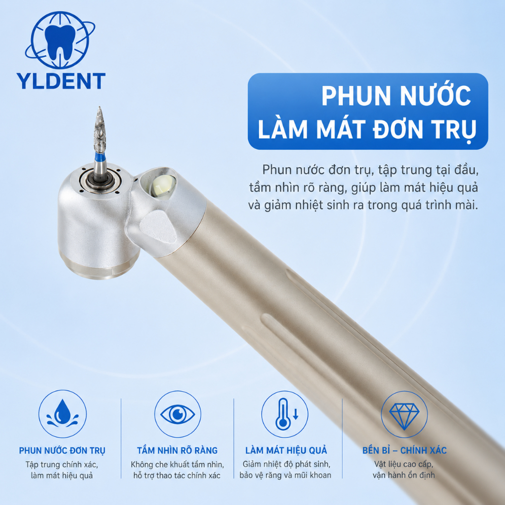 TAY CHECK CẮT RĂNG 8 YLDENT – HỖ TRỢ TIỂU PHẪU NHỔ RĂNG KHÔN HIỆU QUẢ - (Hàng Xuất VAT)