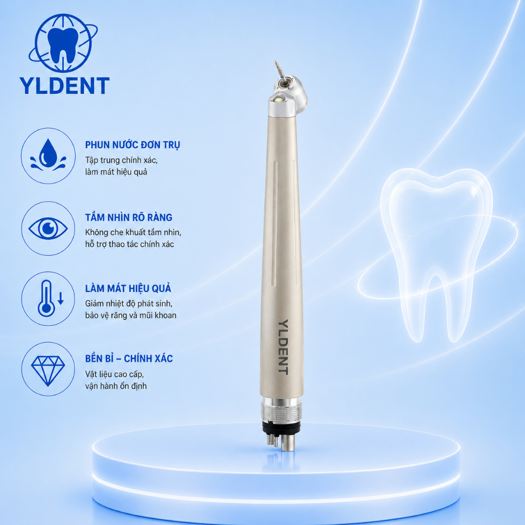 TAY CHECK CẮT RĂNG 8 YLDENT – HỖ TRỢ TIỂU PHẪU NHỔ RĂNG KHÔN HIỆU QUẢ - (Hàng Xuất VAT)