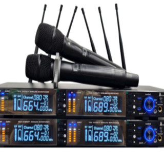 Micro Hát Karaoke JBprosound UR-30S Chống Hú - Tự Ngắt, Dò tần số sạch Bắt Sóng Xa.