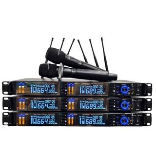 Micro Hát Karaoke JBprosound UR-30S Chống Hú - Tự Ngắt, Dò tần số sạch Bắt Sóng Xa.