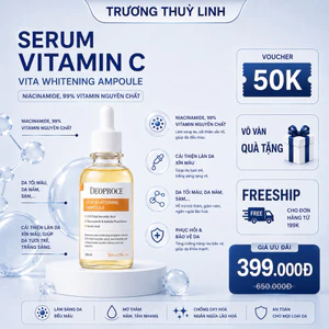 Serum Vitamin C DEOPROCE Vita Whitening Ampoule 100ml Chính Hãng - Dưỡng Sáng Da, Mờ Thâm, Mờ Nám, Chống Oxy Hóa
