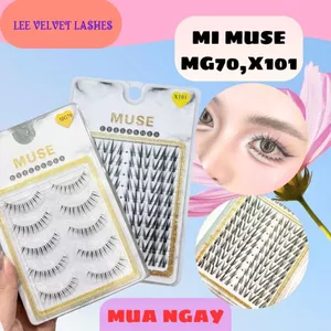 LeeVelvetLashes mi muse mg70, x101 chất liệu lông chồn cao cấp mang lại cảm giác thoải mái khi đeo