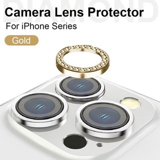 Mắt kính bảo vệ camera iPhone đính đá lấp lánh sang trọng dành cho iP 17/16/15/14/13/12/11/promax/plus