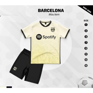 Bộ Quần Áo trẻ em Sao Việt Barca 25/26