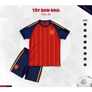 Bộ Quần Áo Bóng Đá Trẻ Em - Đội Tuyển TÂY BAN NHA