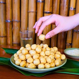 Combo 3 gói bánh nhãn truyền thống vị vừng - túi 180g, 280g - đại long foods