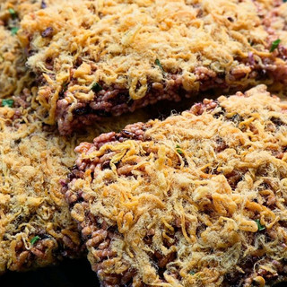 Cơm cháy gạo lứt - cơm cháy chà bông - túi 200g, 250g - đồ ăn vặt - đặc sản truyền thống