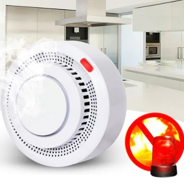 Báo động khói thông minh không dây wifi &zegbee khi phát hiện khói báo về điện thoại và còi sẽ hú