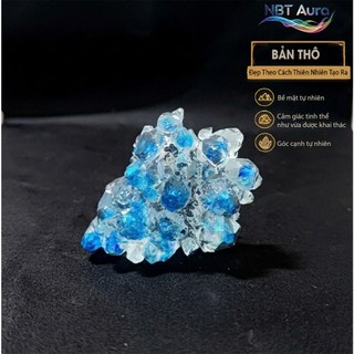 Tinh Thể Thiên Thanh Ánh Kim - Aurora Sky Crystal
