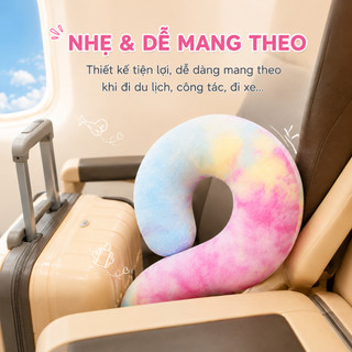 [SẢN PHẨM MỚI] Gối Tựa Cổ Tựa Đầu "?" CANDY PREMIUM Lông Thỏ Mền Mại, Dùng Cho Thư Giãn, Du Lịch , Decor, Quà Tặng