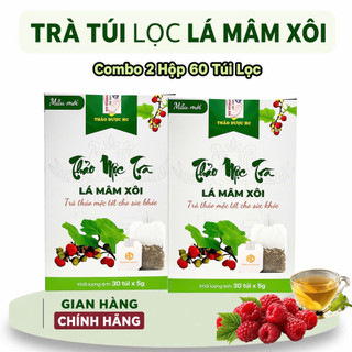[Sale 50%]  Thảo Mộc Tea Trà Túi Lọc Lá Mâm Xôi Tốt Cho Sức Khỏe IVF IUI Hộp 30 Túi 5g Thơm Ngon Tiện Lợi Happykids