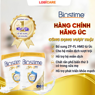 Combo 2 Lon Sữa Bò Biostime HPO Bio Plus Tăng Cường Hấp Thu Cho Bé - Sữa Bò Giúp Cải Thiện Đường Tiêu Hóa Cho Bé