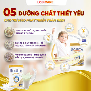 Combo 2 Lon Sữa Bò Biostime HPO Bio Plus Tăng Cường Hấp Thu Cho Bé - Sữa Bò Giúp Cải Thiện Đường Tiêu Hóa Cho Bé