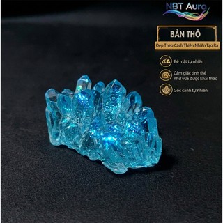 Tinh Thể Thiên Thanh Ánh Kim - Aurora Sky Crystal