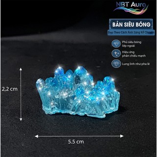 Tinh Thể Thiên Thanh Ánh Kim - Aurora Sky Crystal