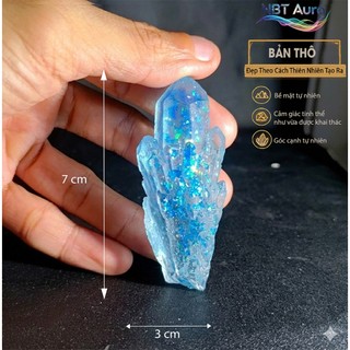 Tinh Thể Thiên Thanh Ánh Kim - Aurora Sky Crystal