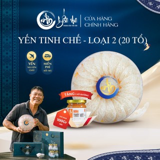 [Yến An] Yến Tinh Chế - Loại 2 (20 Tổ) nguyên chất tặng Nguyên liệu chưng yến - Hộp 25g, 50g, 100g