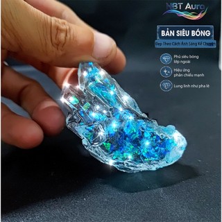 Tinh Thể Thiên Thanh Ánh Kim - Aurora Sky Crystal