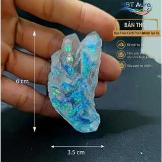 Tinh Thể Thiên Thanh Ánh Kim - Aurora Sky Crystal