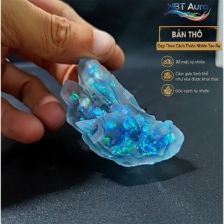 Tinh Thể Thiên Thanh Ánh Kim - Aurora Sky Crystal