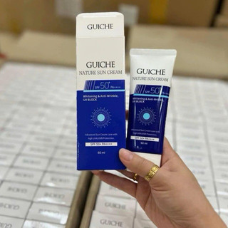 Kem chống nắng Guiche Nature Cream SPF50+++ Hàn Quốc nâng tone kiềm dầu 60ml