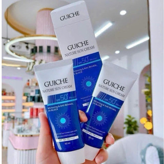 Kem chống nắng Guiche Nature Cream SPF50+++ Hàn Quốc nâng tone kiềm dầu 60ml