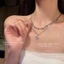 Mẫu nhẫn bạc hoa cúc họa mi, Mẫu dây chuyền kép bạc kết hợp đá xanh